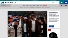 What Hoedshop.nl website looks like in 2024 