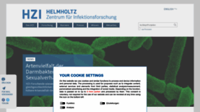 What Helmholtz-hzi.de website looks like in 2024 