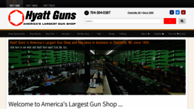 What Hyattgunstore.com website looked like in 2024 (1 year ago)