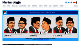 What Harianjogja.com website looks like in 2024 