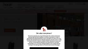 What Horze.de website looks like in 2024 