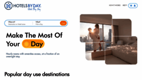 What Hotelsbyday.com website looks like in 2024 