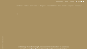 What Heritagemfg.com website looks like in 2024 