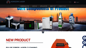 What Horizonlaser-tech.com website looks like in 2024 