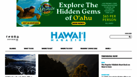 What Hawaiimagazine.com website looks like in 2024 