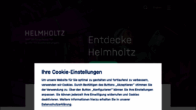 What Helmholtz.de website looked like in 2024 (2 years ago)