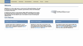 What Hmailserver.com website looks like in 2024 