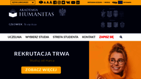 What Humanitas.edu.pl website looks like in 2024 