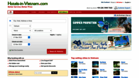 What Hotels-in-vietnam.com website looks like in 2024 