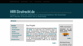 What Hrr-strafrecht.de website looks like in 2024 