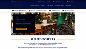 What Hemswell-antiques.com website looks like in 2024 