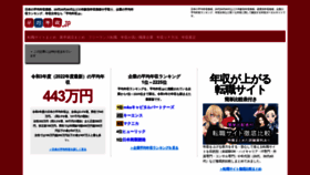 What Heikinnenshu.jp website looks like in 2024 