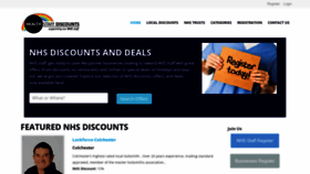 What Healthstaffdiscounts.co.uk website looked like in 2024 (1 year ago)