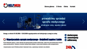What Helpmedi.pl website looks like in 2024 