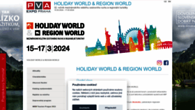 What Holidayworld.cz website looks like in 2024 