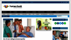 What Homeobook.com website looks like in 2024 