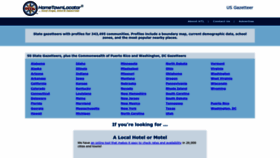 What Hometownlocator.com website looks like in 2024 