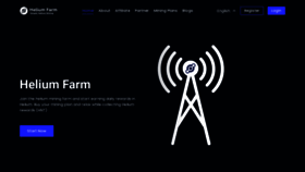 What Heliumfarm.net website looks like in 2024 
