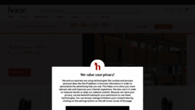What Horze.eu website looks like in 2024 