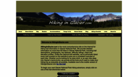 What Hikinginglacier.com website looks like in 2024 
