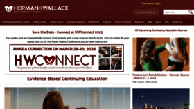 What Hermanwallace.com website looks like in 2024 