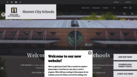 What Hoovercityschools.net website looks like in 2024 