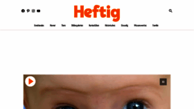What Heftig.de website looked like in 2024 (1 year ago)