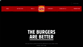 What Hungryjacks.com.au website looks like in 2024 