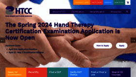 What Htcc.org website looks like in 2024 