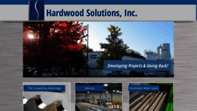 What Hardwoodsolutions.com website looks like in 2024 