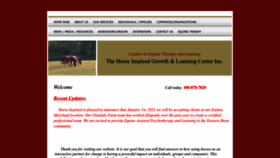 What Horseinspired.com website looks like in 2024 