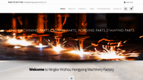 What Hongyongmachinery.com website looks like in 2024 