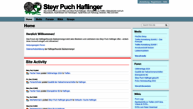 What Haflingereins.com website looked like in 2024 (1 year ago)