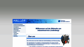 What Haller-anlagen.de website looks like in 2024 