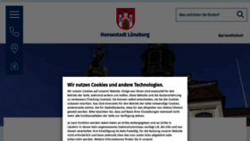 What Hansestadt-lueneburg.de website looks like in 2024 