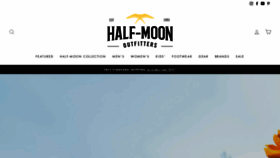 What Halfmoonoutfitters.com website looks like in 2024 