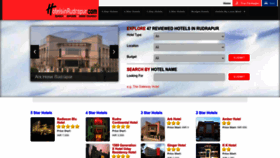 What Hotelsinrudrapur.com website looks like in 2024 