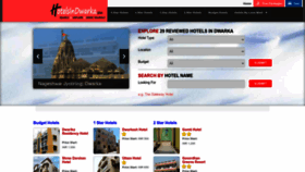 What Hotelsindwarka.co.in website looks like in 2024 