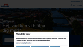 What Halmstad.se website looks like in 2024 