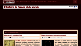 What Histoire-pour-tous.fr website looks like in 2024 