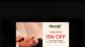 What Hairmayraki.com website looks like in 2024 