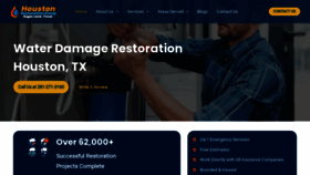 What Houstonrestorationgroup.com website looks like in 2024 