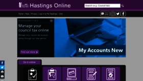 What Hastings.gov.uk website looks like in 2024 