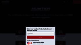 What Hunter.com website looks like in 2024 