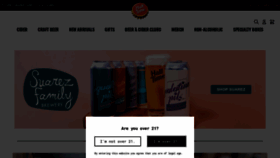 What Halftimebeverage.com website looks like in 2024 