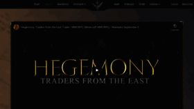 What Hegemony.xyz website looks like in 2024 