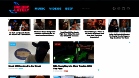 What Hiphoplately.com website looks like in 2024 
