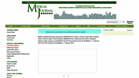 What Hkmj.org website looks like in 2024 