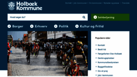 What Holbaek.dk website looks like in 2024 