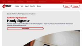What Handy-signatur.at website looks like in 2024 